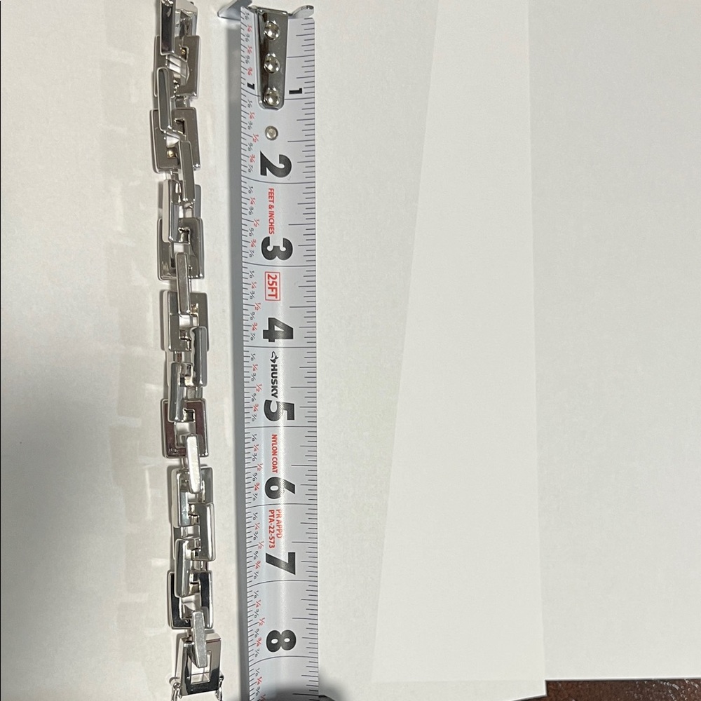 Chunky Milor Rectangular Chain Link Bracelet Magn… - image 2